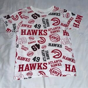 Atlanta Hawks Kids Graphic T-Shirt - Red & White